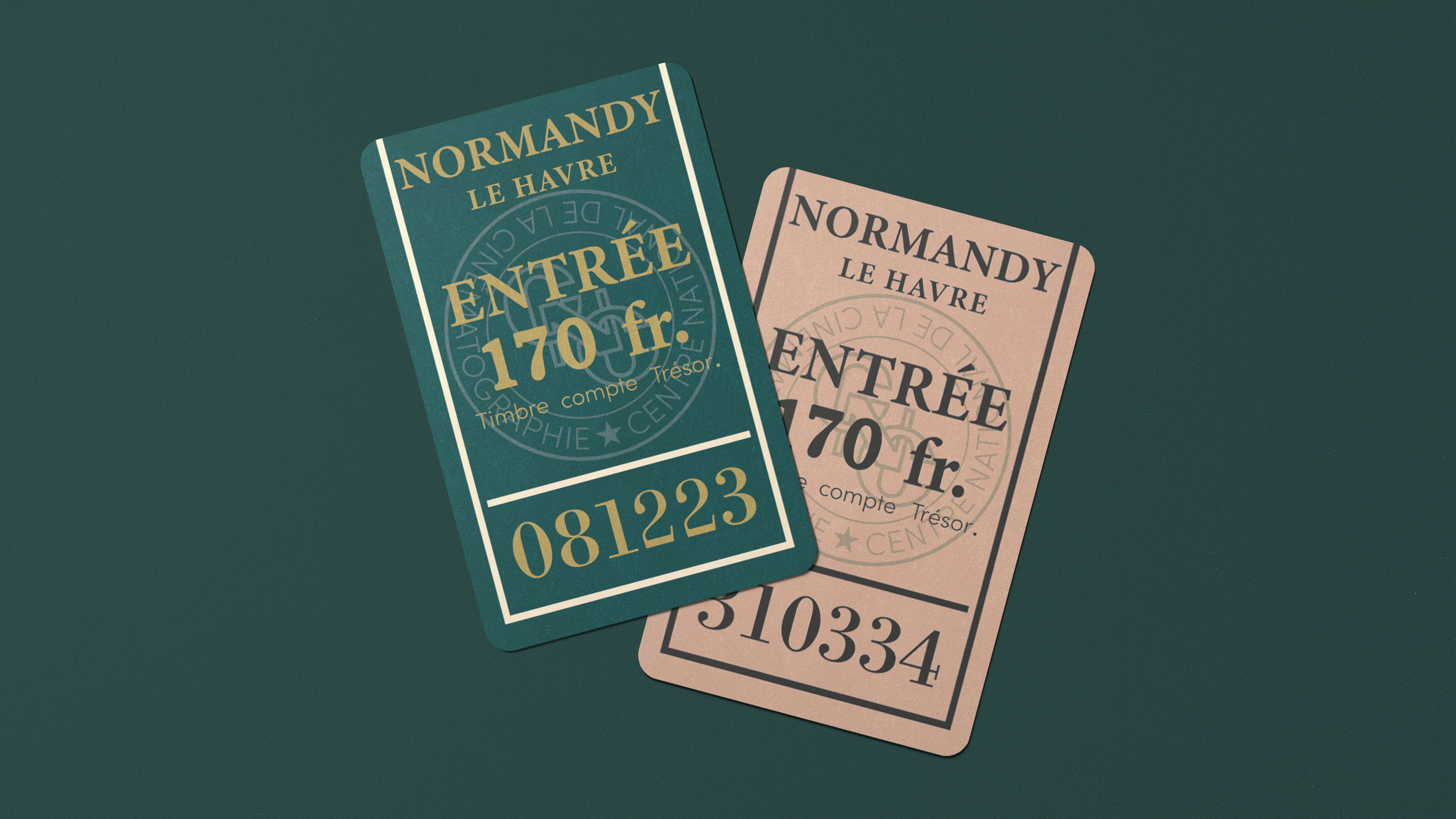 Theatre le Normandy - Billet sticker