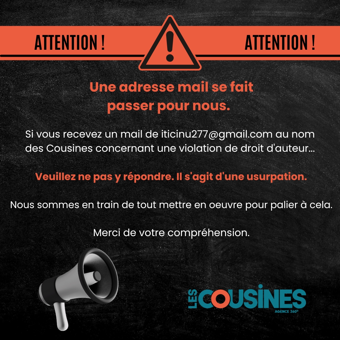 Alerte usurpation Alerte usurpation